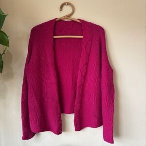 Handknit Pink Sweater